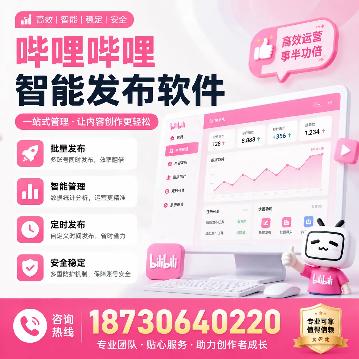 如何评估哔哩哔哩智能发布软件的ROI?酒泉 企业必读