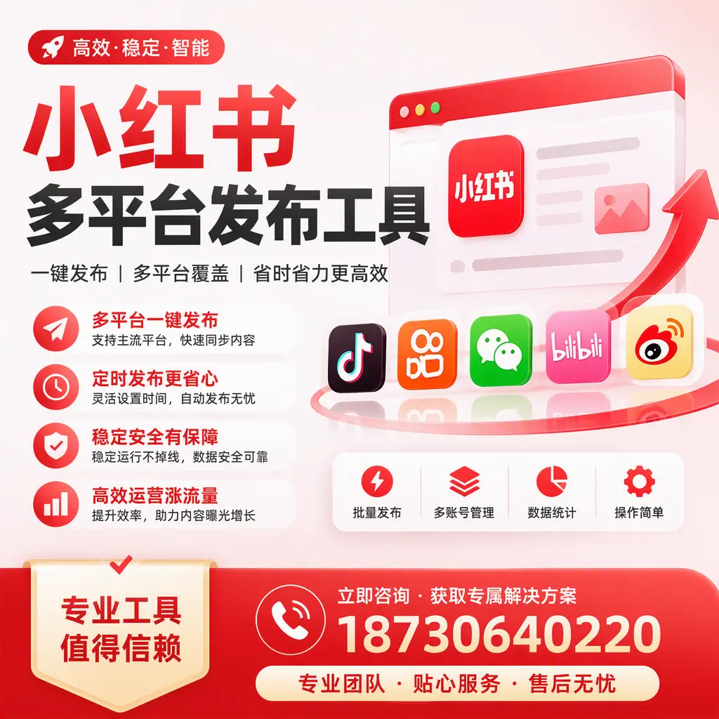 在 酒泉 小红书多平台发布工具的市场前景分析